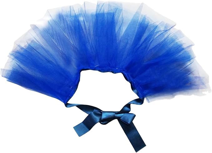Dog Tutu Tulle Dress for Dogs Small Large Medium Puppy Dress Ballerina Costume Skirt for Holiday Puppy Cats Bunny Pet Outfit 4th of July Party Photo Prop Supplies (Blue, Large)