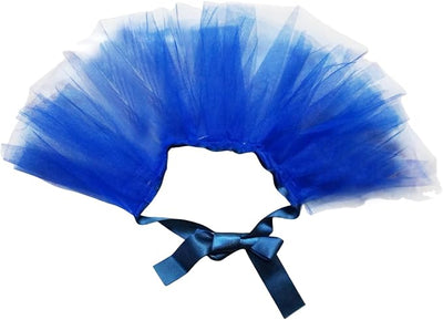 Dog Tutu Tulle Dress for Dogs Small Large Medium Puppy Dress Ballerina Costume Skirt for Holiday Puppy Cats Bunny Pet Outfit 4th of July Party Photo Prop Supplies (Blue, Large)