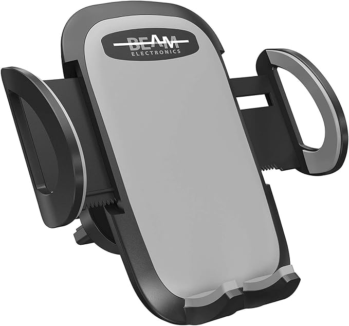Beam Electronics Car Phone Holder Mount, Phone Car Air Vent Mount Holder Cradle Compatible for iPhone 12 11 Pro Max XS XS XR X 8+ 7+ SE 6s 6+ 5s 4 Samsung Galaxy S4-S10 LG Nexus Nokia