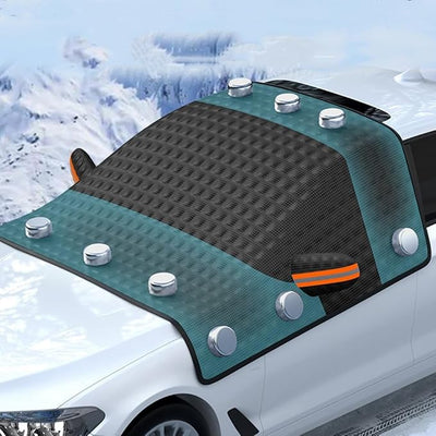 Magnetic Windshield Snow Cover for Kia Sorento 2002–2025 2026 BL/XM/UM/MQ4, Winter Frost Guard with Side Mirror Covers, Heavy Duty Sun Shade & Ice Protector -Easy to Install
