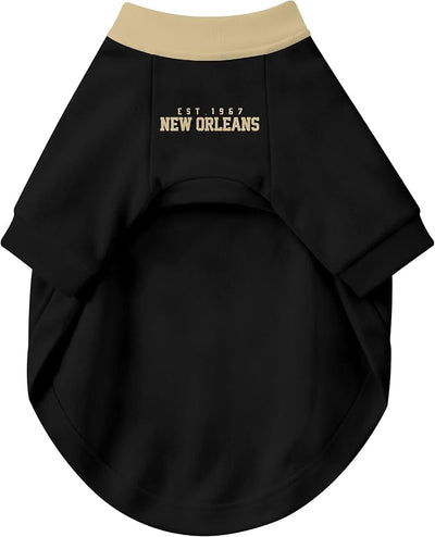 New Orleans Dog Clothes Jersey Style Personalized Pet T Shirt with Custom Name Number for Small Medium Large Dogs