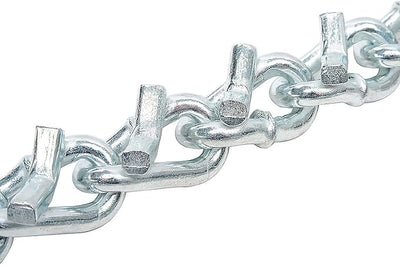 OakTen Set of 2 ATV/UTV Tire Chains with Tensioners - Durable 4-Link Ladder Design with V-Bar for Superior Traction in Snow, Mud, and Ice - Fits Tire Sizes 24x8x11 24x8x12 24x9x12 25x8x12
