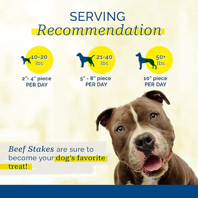 PCI Pet Center, Inc. - Beef Stakes 100% Natural Dog Treat 1lb. Bag