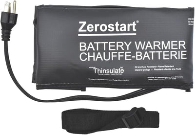 Zerostart 2800073 Electric Battery Blanket Heater Wrap with Thermostat 34 Inch | Battery Warmer for Generators, Automotive and Heavy Duty Vehicles