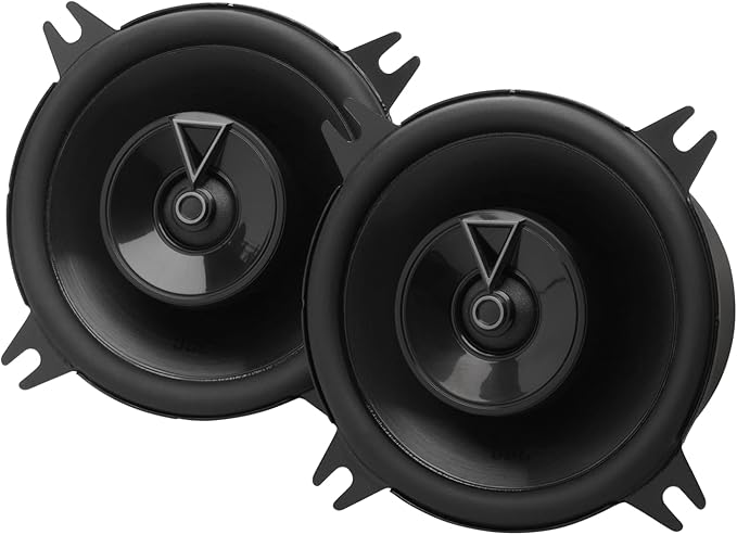 Club 44F - 4" (100mm) Two-Way Car Speaker, 35W RMS, 105W Peak, Sensitivity (@ 2.83V): 90dB, Frequency Response: 75Hz – 20kHz, Nominal Impedance: 3.0 ohms