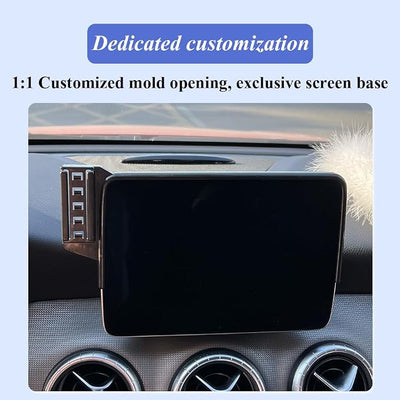 Car Phone Holder for Mercedes Benz CLA/GLA Auto Accessories [Only for 2015-2019 CLA & 2016-2020 GLA 7/8-inch Screen] [XX No Fit 5.8-inch Screen XX] [Auto Lock Hands Free Automobile Cell Phone Mount]
