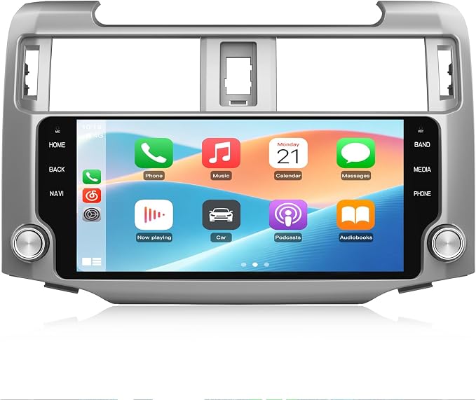 Car Radio Stereo Upgrade Android 13 for Toyota 4Runner 2010-2023 Head Unit with Wireless CarPlay Android Auto