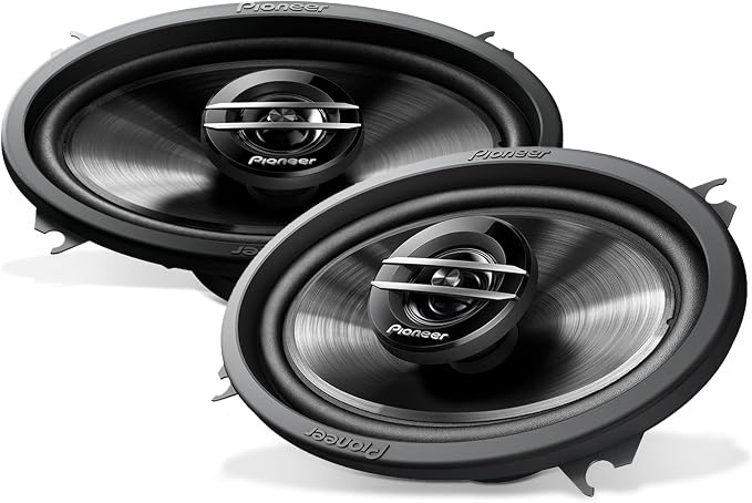 PIONEER G-Series TS-G4620S 4” x 6” 2-Way Speakers (Pair) – 210W Max, Balanced Sound + Smooth Treble, Great Stock Replacement, High-Efficiency Speaker Designed for OEM Power