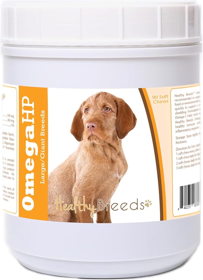 Wirehaired Vizsla Omega HP Fatty Acid Skin and Coat Support Soft Chews 90 Count