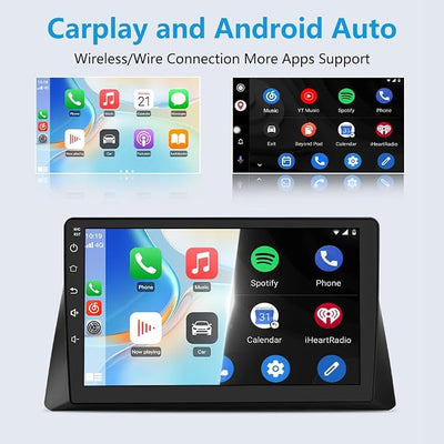 Junsun 5G WiFi 64GB ROM Car Radio Stereo for Honda Accord 2008 2009 2010 2011 2012 2013,Wireless CarPlay/Android Auto,GPS DSP RDS,Upgrade Bluetooth 5.0 Rearview AM/FM with Backup Camera