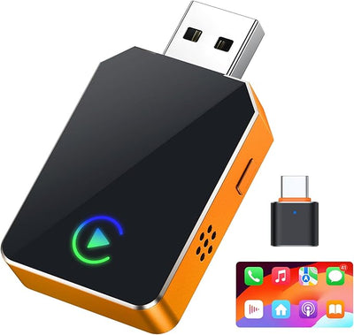 Wireless CarPlay for iPhone, 2026 Upgraded 2-in-1 Android Auto CarPlay Wireless, Convert Wired to Wireless, Fast & Stable, Plug & Play, Compatible with Factory Wired CarPlay Car 2016+