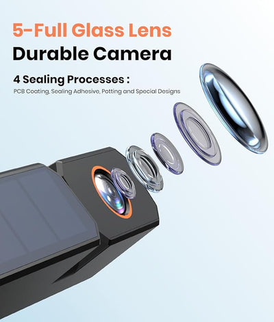 AUTO-VOX Solar Wireless Backup Camera: 2 Min Quickly Install, Upgrade Your View, Compatible with Solar3A Plus / Solar5 Reverse Camera for Car,Truck,Trailer- (Single Cam)