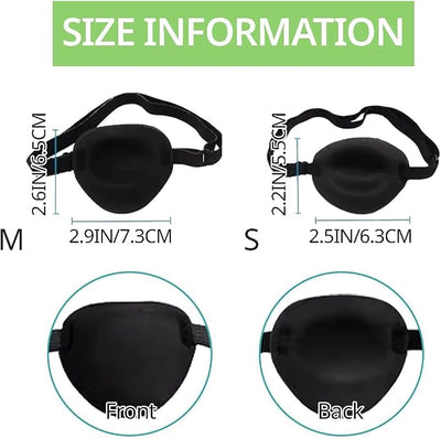 MANON ROSA Dog Eyepatch - Protective Cover for Small, Medium, Large Dogs and Cats With Canine Injuries After Surgery, Wounds, Missing Eye (Medium)