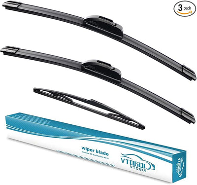OEM Windshield Wiper Blades Replacement for BMW X3 2004 2005 2006 2007 2008 2009 2010, All Weather Original Factory Quality Front & Rear Wipers Set 22"+20"+14" (Pack of 3