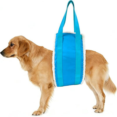 20-150lb Dog Sling for Large Dogs Hind Leg Support, Hevy Duty Portable Dog Lift Harness for Back Legs, Dog Hip Harness Large Breed, Blue, Large
