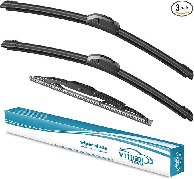 OEM Windshield Wiper Blades Replacement for GMC Terrain 2018-2021 Buick Envision 16-20 Chevy Blazer 2019-2025, All Weather Original Factory Quality Front & Rear Wipers Set 24"+18"+12" (Pack of 3)