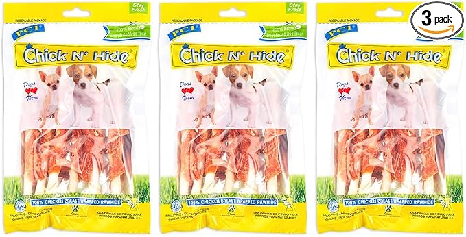 PCI - Pet Center Inc - Chick N Hide Dog Treats - 3 Packs
