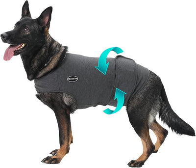 Meifsou Dog Anxiety Vest, Skin-Friendly Thunder Jacket for Dogs, Dog Calming Shirt for Thunder, Fireworks, Vet Visits and Separation - Keep Pet Calm Without Medicine & Training, Anti Anxiety for Dogs