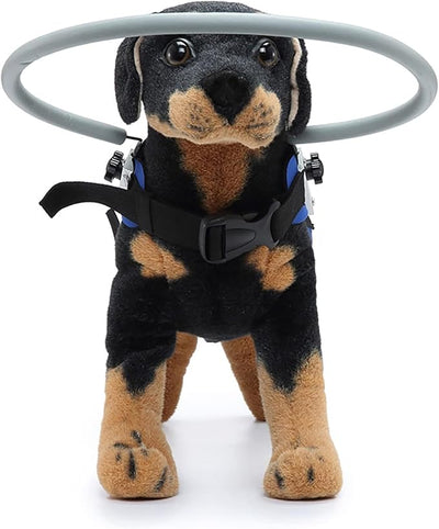 Ring Harness for Blind Dog, Lightweight Blind Ring for Pets, Blind Dog Bumper, Bump Guard for Blind Dogs Upgrade Blue Small