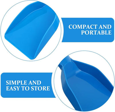 2pcs Compact Plastic Ice Scraper and Snow Shovel for Kitchen and Freezer Defrosting, Lightweight Pp Material Snow Removal Tool for Home Winter Toolkit