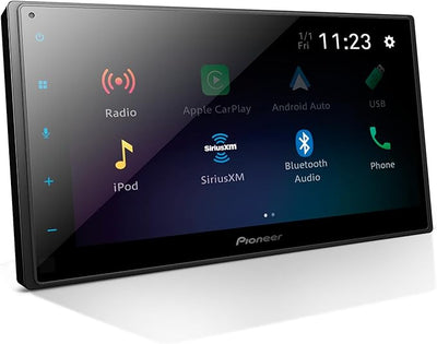 Pioneer DMH-1800NEX 6.8" Double-Din Digital Multimedia Receiver - Built in Bluetooth, Wired Apple CarPlay and Android Auto, Touchscreen, Rear Camera Input
