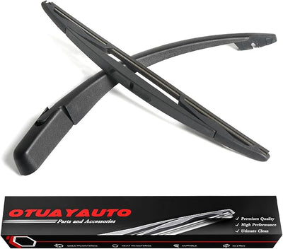 OTUAYAUTO Rear Wiper Arm Blade Set - Replacement for Chrysler 300C 2005-2009, Dodge Magnum 2005-2008, Nitro 2007-2009 OEM 5140654AA for Back Windshield