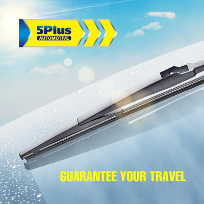 5 PLUS Custom-Fit Wiper For Prius 2004-2022,Sienna 20-11 Rear Wiper Blade | 16 inch Rear Wiper Blade,OEM Quality Premium All-Seasons Wiper blades,Streak-Free Wiping,Quiet Clear Visibility