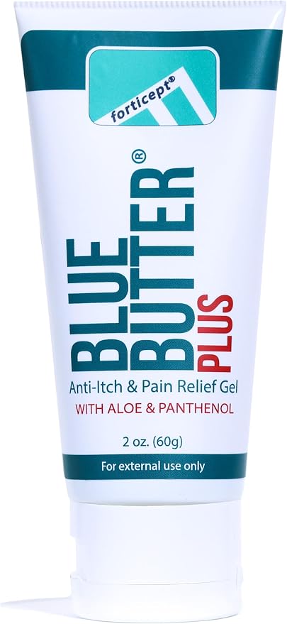 Blue Butter Plus Dog Itching Skin Relief Cream, Hot Spot Treatment for Dogs, Pain Relief, Dog Wound Care, Heals Skin Sores Irritation Cuts Bites Scrapes, 2 Oz