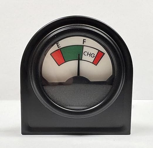 Prosport 48V Lithium Golf Cart Battery Meter – State of Charge Analog Gauge for LiFePO4 and LFP Systems, Includes U-Bracket Mount – Volt Meter for EZGO, Club Car, Yamaha – Made in USA