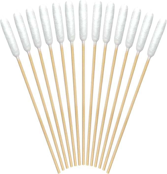 Dog Ear Cleaning Swabs - Professional 6-inch Bamboo Sticks Long Cotton Swabs with Extra-Long Cotton Tips - Ideal Solution for Dog Ear Cleaning, Itch Relief, Ear Infection Prevention