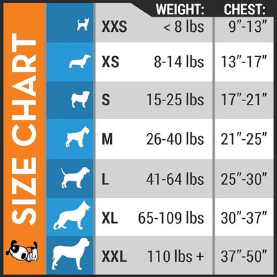 ThunderShirt for Dogs, XX Small, Platinum Sport - Dog Anxiety Relief Calming Vest