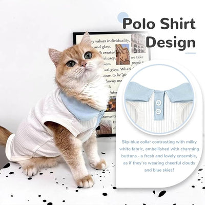 Dog Tshirts for Small Dogs Polo Shirt Stretchy Dog T Shirt Breathable Dogs Cooling Vest Sweatshirts Girl Boy Puppy Dachshund French Bulldog Frenchie Chihuahua Pet Clothes