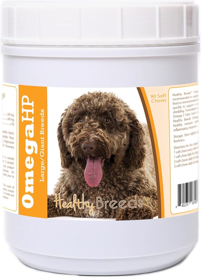 Spanish Water Dog Omega HP Fatty Acid Skin and Coat Support Soft Chews 90 Count