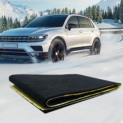 Car Battery Insulation Blanket - Adhesive Automotive Supplies, Vehicle Battery Wrap Blanket | for Drivers Trucks SUVs RVs Sedans Fleet Managers Garage Overnight Parking Daily Commute Road Trips