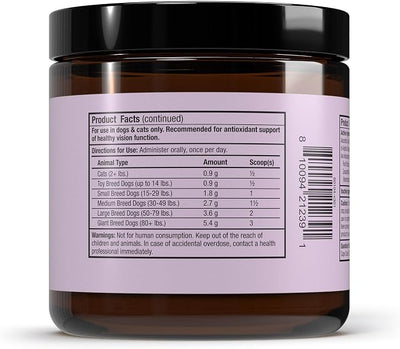 Dr. Mercola, Eye Support, For Cats and Dogs, 6.34 oz (180 g), non GMO, Gluten Free