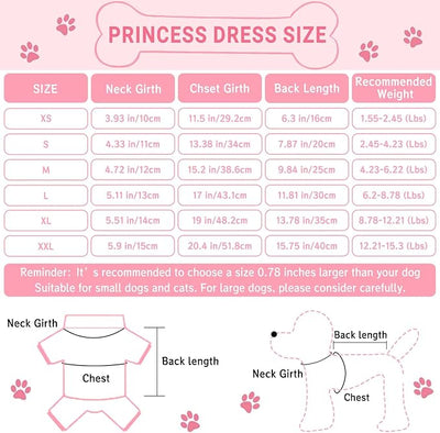 TAPBULL Dog Dresses, Fashionable Pet Dog Sweatshirt Clothes in Light Colors, Cute Cat Birthday Dress Outfit (Pink/Purple/Coffee 3-Pack), Small