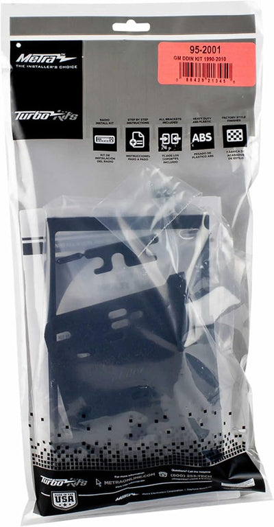 Metra Electronics 95-2001 Double DIN Installation Dash Kit for Select 1994-2012 GM Vehicles (Packaging May Vary)