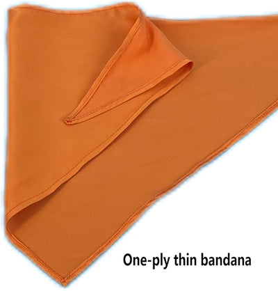 Chiffon Dog Bandana Orange for Small Dogs