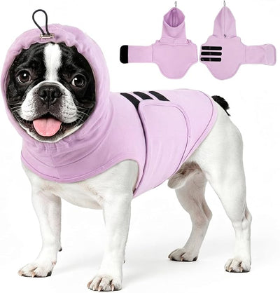 MIGOHI Dog Anxiety Vest | Calming Vest for Dogs Vet Visit,Durable Separation Anxiety Jacket for Dogs,Stress Relief Dog Anxiety Shirt Wrap to Stop Panting & Hiding,Fireworks,Lightning,Purple,M