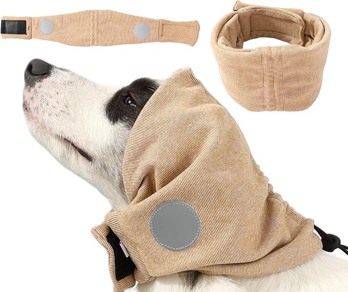 Dog Calming Hoodie, Reducing Noise Wrap, Dog Ear Muffs Noise Protection