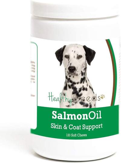 Healthy Breeds Dalmatian Salmon Oil Soft Chews 120 Count