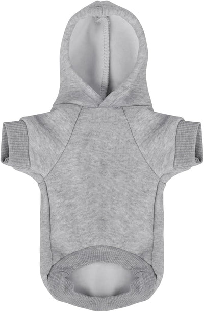 Comfortable Polycotton Dog Hoodie: Soft, Lightweight Puppy Vest for Small and Large Dogs, Highlighting the Heartfelt 'I Only Love My Bed, My Mama, I'm Sorry' Slogan Print Grey X-Large