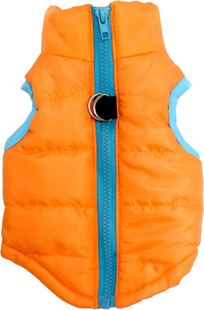 Winter Waterproof Windproof Vest Coat for Small Medium Dogs - Warm Jacket for Cold Weather (Not Suitable for Big Dogs) X-Pink S
