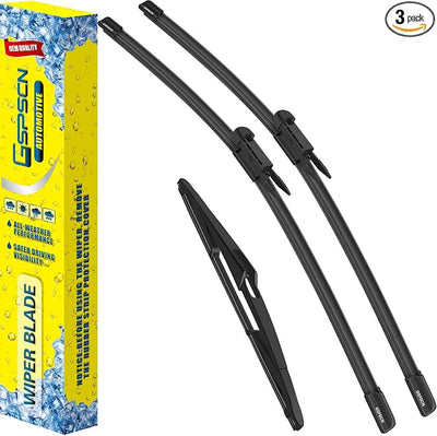 GSPSCN 3 Wiper Blades For Mercedes-Benz 2006-2011 W164 ML-Class, 2006-2012 W251 R-Class, 2007-2012 X164 GL-Class Equipment Windshield Wiper Blades 28"+21"+12" (Pack of 3)