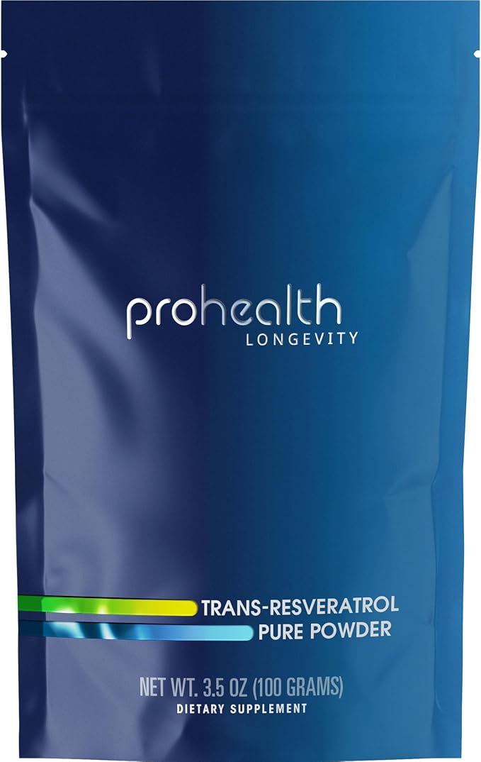 Bulk Trans Resveratrol Powder 100 Grams - Pure Pharmaceutical Grade, 1000 mg per Scoop, Superior Absorption and Bioavailability