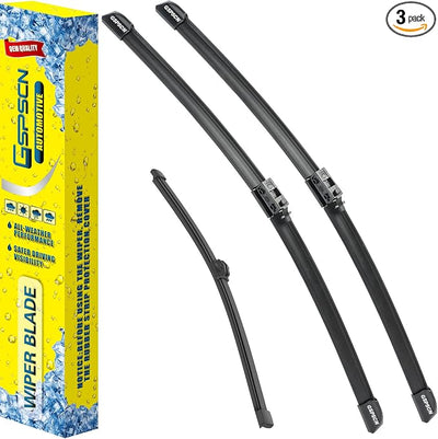 GSPSCN 3 Wipers For Mercedes-Benz GLE350 / GLE450 / GLE580 2020 2021 2022 2023 ，Original Equipment Windshield Wiper Blades Set 26"+22"+13"(Set of 3)