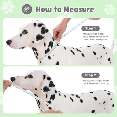 Avont Dog Cone Alternative, Adjustable Soft Comfy Foldable E Cones for Medium Large Dogs After Surgery, Escape-Proof Elizabethan Collar for Surgical Wound Recovery Stop Licking -Star(M)