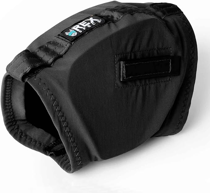 Ear Pro | Noise Cancelling Ear Wraps for Dogs | Dog Ear Muffs Noise Protection (03, Black)