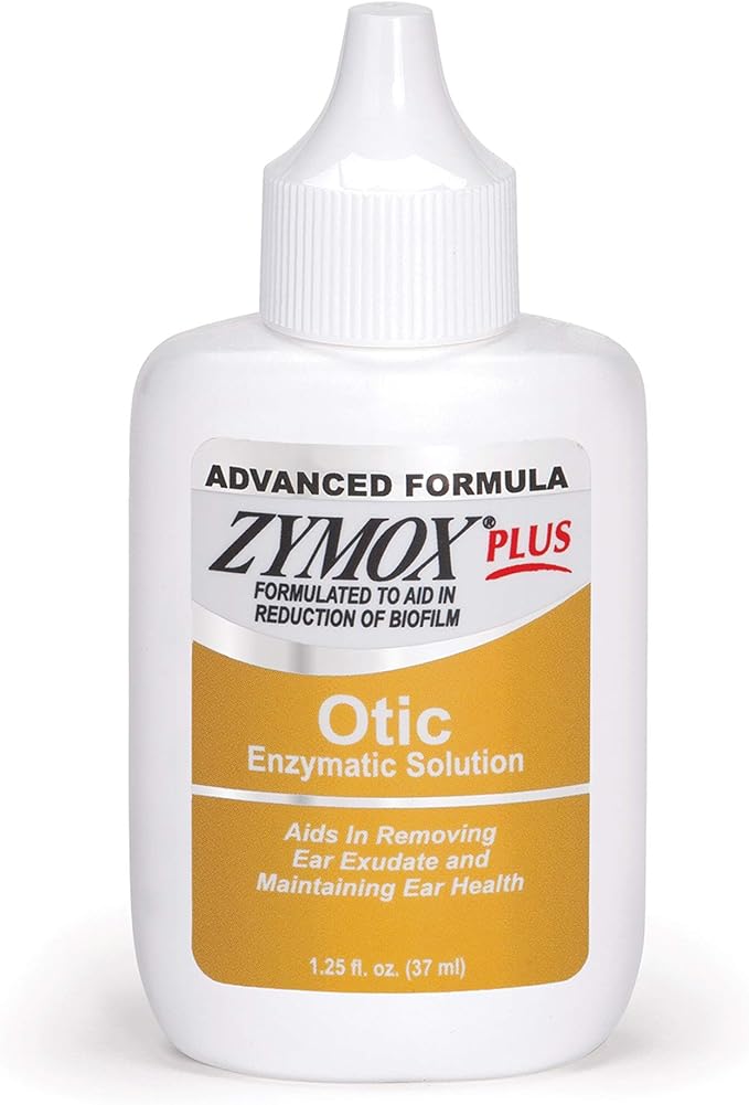 Advanced Formula Otic Plus Enzymatic Ear Solution for Dogs and Cats Without Hydrocortisone, 1.25oz