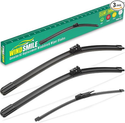 22" 22" 12" Windshield Wiper Blades Replacement for Mercedes-Benz GLC300 GLC350e GLC43 GLC63 AMG 2016 2017 2018 2019 GLC 300 350e 43 63 AMG S Premium All Weather Front Rear Wipers Set(Pack of 3)
